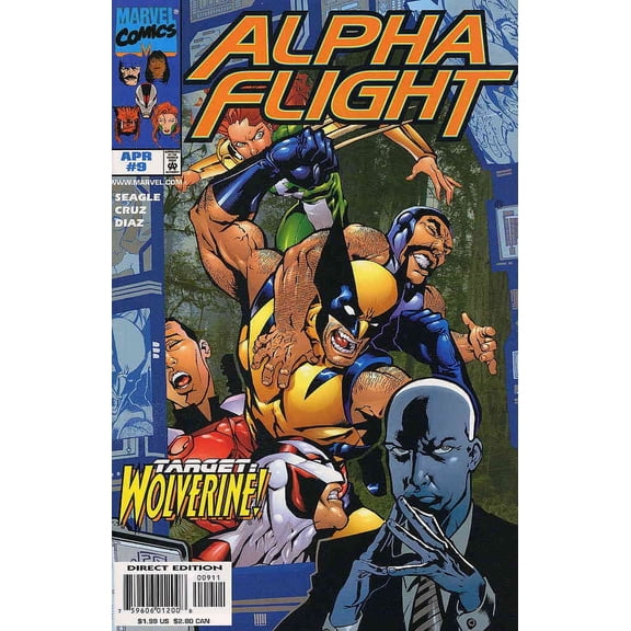 Alpha Flight (2nd Series) #9 VF ; Marvel Comic Book