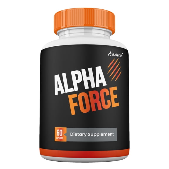 Alpha Force Capsules for Men, Alpha Force Male Supplement Pills, Maximum Strength (1 Pack)