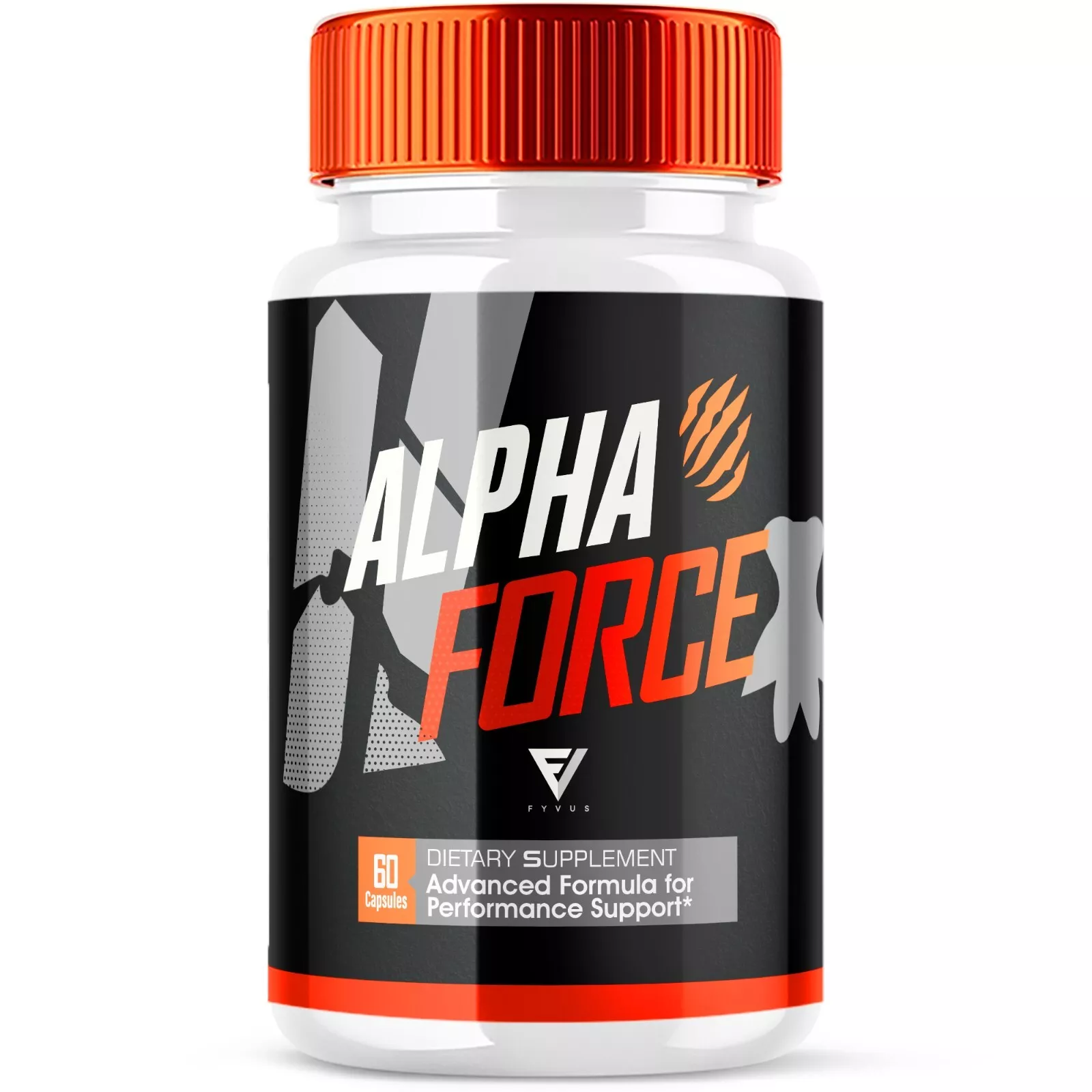 Alpha Force Dietary Supplement For Men ED, AlphaForce Capsules (60 Capsules)