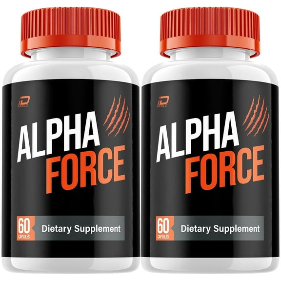 Alpha Force for Men Capsules - AlphaForce Vitamin Complex Pills, 2 Pack, 120 Capsules