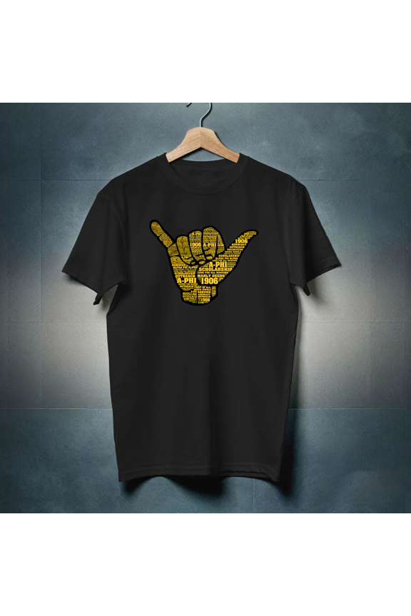 Alpha Fraternity Hand Sign 1906 Heritage Pride Unisex T-Shirt, up to size 5XL