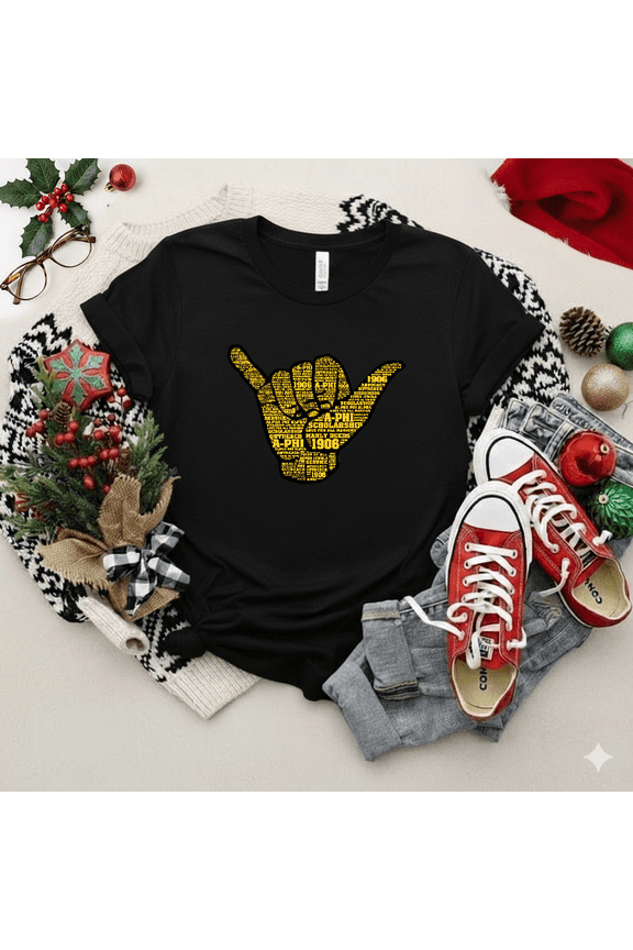 Alpha Fraternity Hand Sign Historic 1906 Heritage Pride Graphic Unisex T-Shirt V12186 up to size 5XL