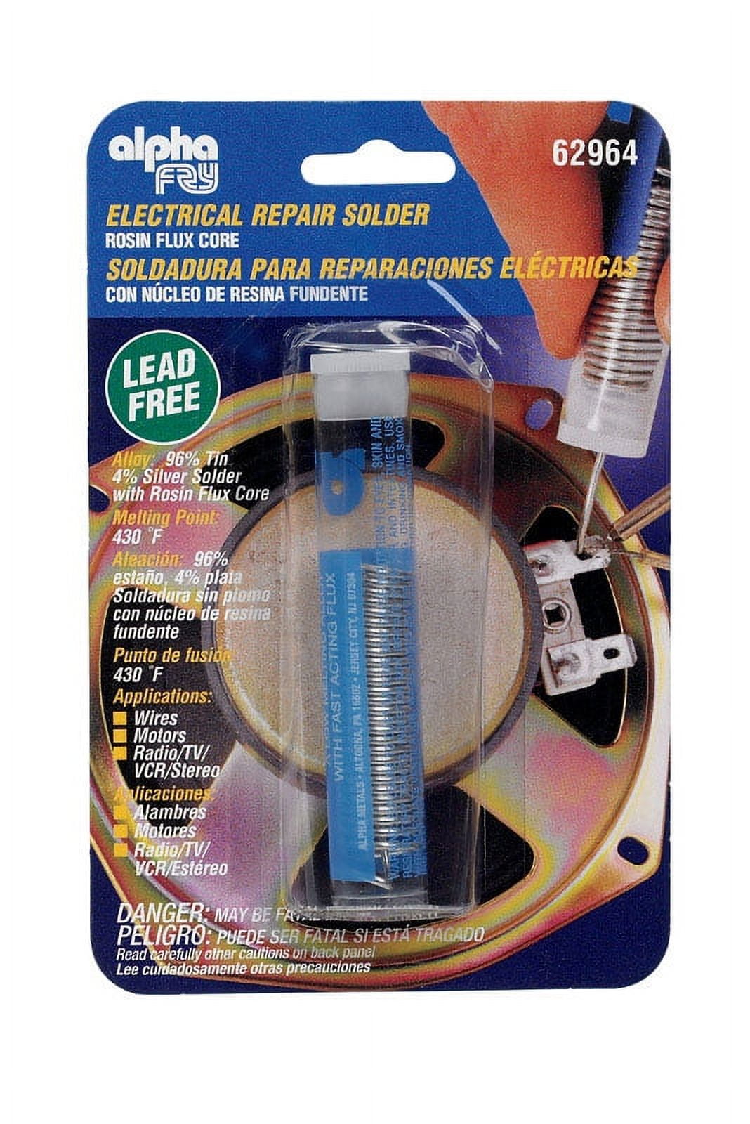 Lead Free Silvergleem Solder Wire - 1/2 lb Spool