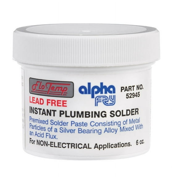 Alpha Fry 6 oz. Lead-Free Plumbing Solder Metal