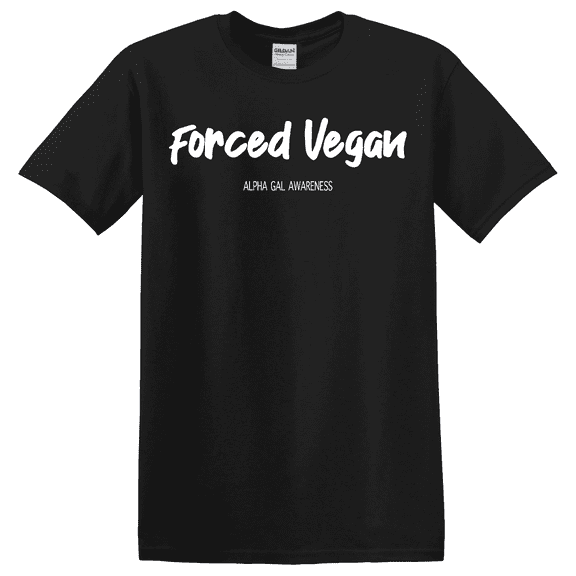 Alpha Gal Forced Vegan Graphic T-Shirt