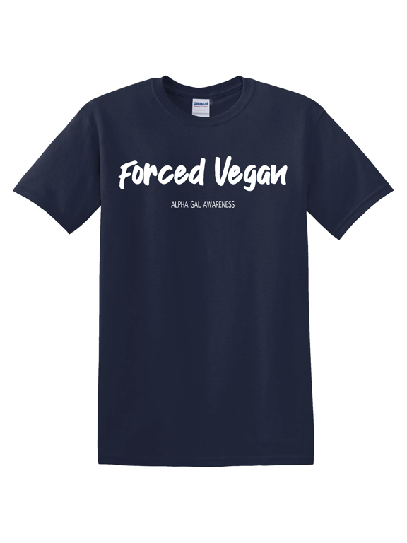 Alpha Gal Forced Vegan Graphic T-Shirt