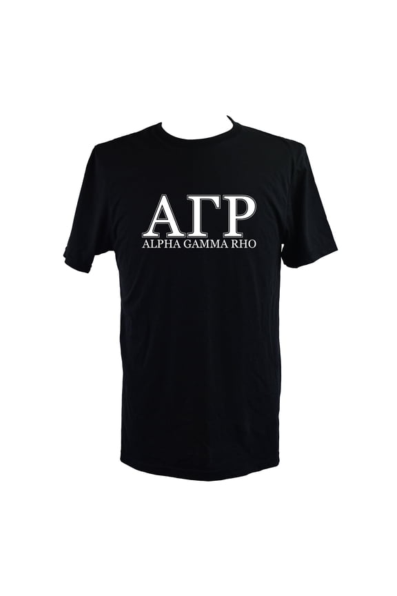 Alpha Gamma Rho T-Shirt - Varsity Letter Fraternity Tee, 100% Cottont, Size Extra Large