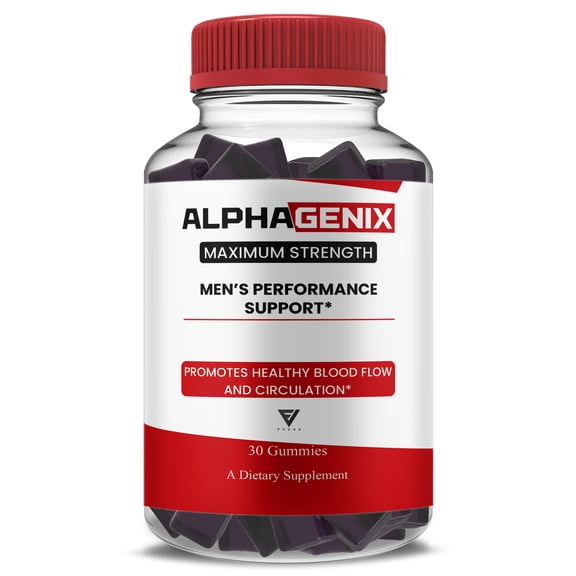 Alpha Genix Male Support Gummies, AlphaGenix Supplement (30 Gummies)
