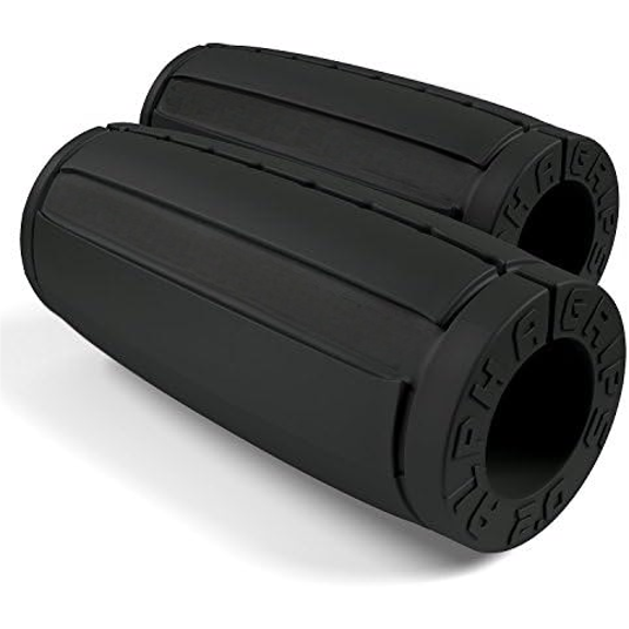 Alpha Grips 2.0 - Extreme Arm Blaster - Best Dumbbell and Barbell Thick Bar Adapter (Charcoal)$$Sport & Recreation Other