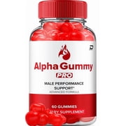 Alpha Gummy Pro Gummies for Men   AlphaGummy Pro Male Gummy All-Natural Reviews, 1 Pack, 60 Gummies