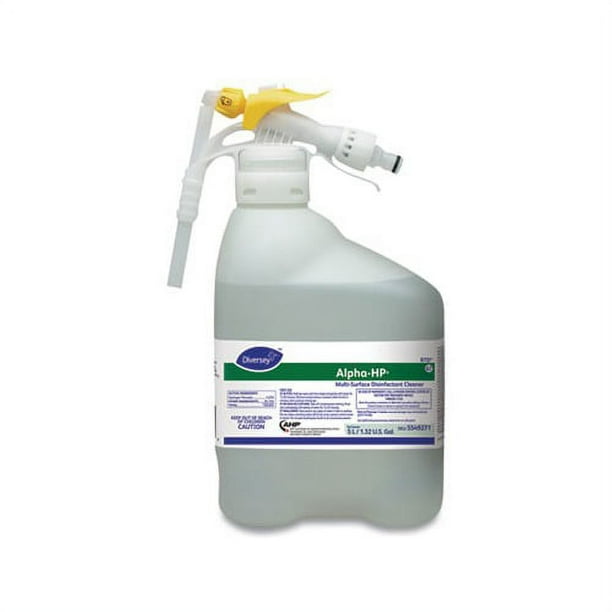 Alpha-HP Concentrated Multi-Surface Cleaner, Citrus Scent, 5,000 mL RTD Spray Bottle
