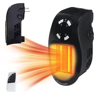 COSTWAY Wall-Mounted Patio Heater - 1500W Infrared Heater With Remote, 3 Heat Settings, IP65 Waterproof