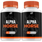 Alpha Horse for Men Capsules - AlphaHorse Vitamin Complex Pills, All Natural Formula, 2 Pack, 120 Capsules