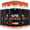 thumbnail image 1 of Alpha Horse for Men Capsules - AlphaHorse Vitamin Complex Pills, All Natural Formula, 5 Pack, 300 Capsules, 1 of 6