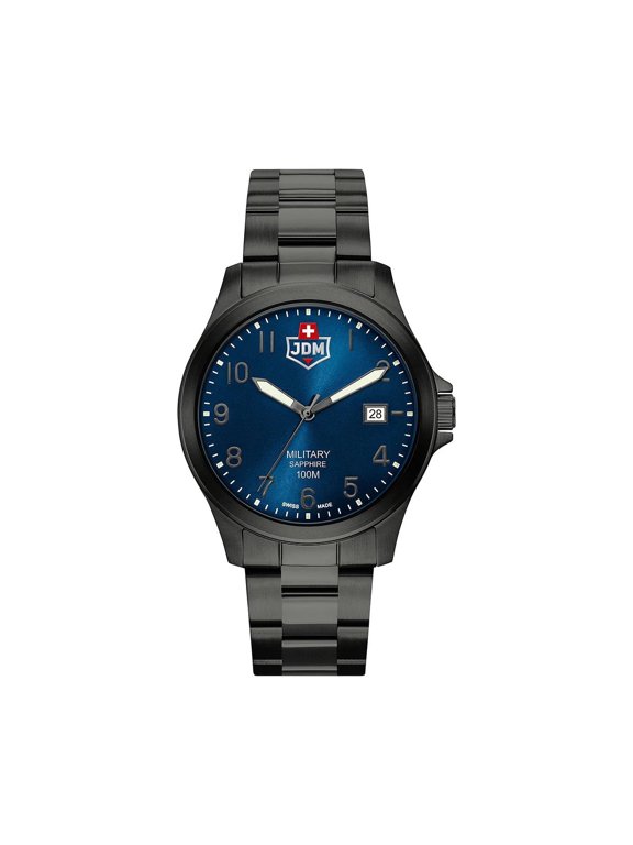 Alpha I: Blue Dial, PVD Steel Bracelet