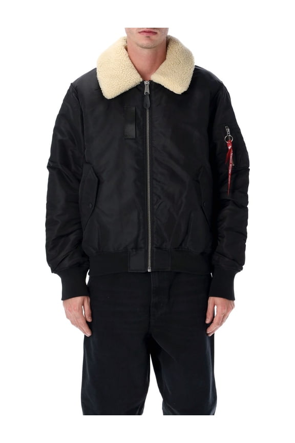 Classic B-15 Flight Jacket With Structured Silhouette (Men's)