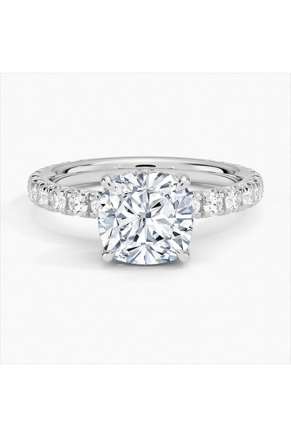 14K Gold Plated Wedding Women's Ring - Oval Cut 1.9 Ct Moissanite Anniversary Ring - Wedding Anniversary Gifts - Moissanite Ring - Bridal Moissanite Ring Jewelry