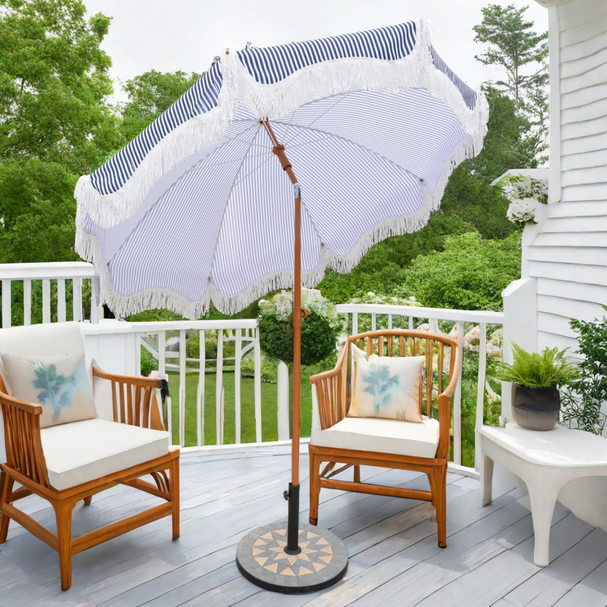 7ft half patio umbrella Formosa Covers wood market Tilt mechanism This half patio umbrella can meet your need for shading your windows or doors against the heavy sunshine without blocking all light comes inside the room Tidoin 7.5 ft. Steel Market