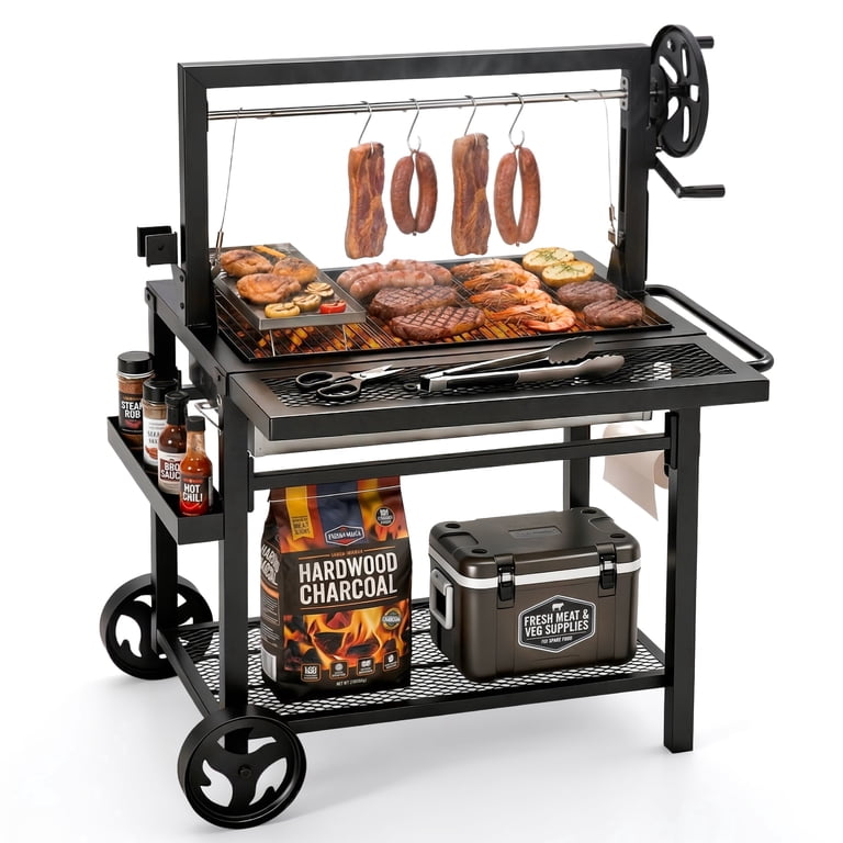 Alpha Joy Argentine Santa Maria Grill 666 SQ.IN. Cooking Area