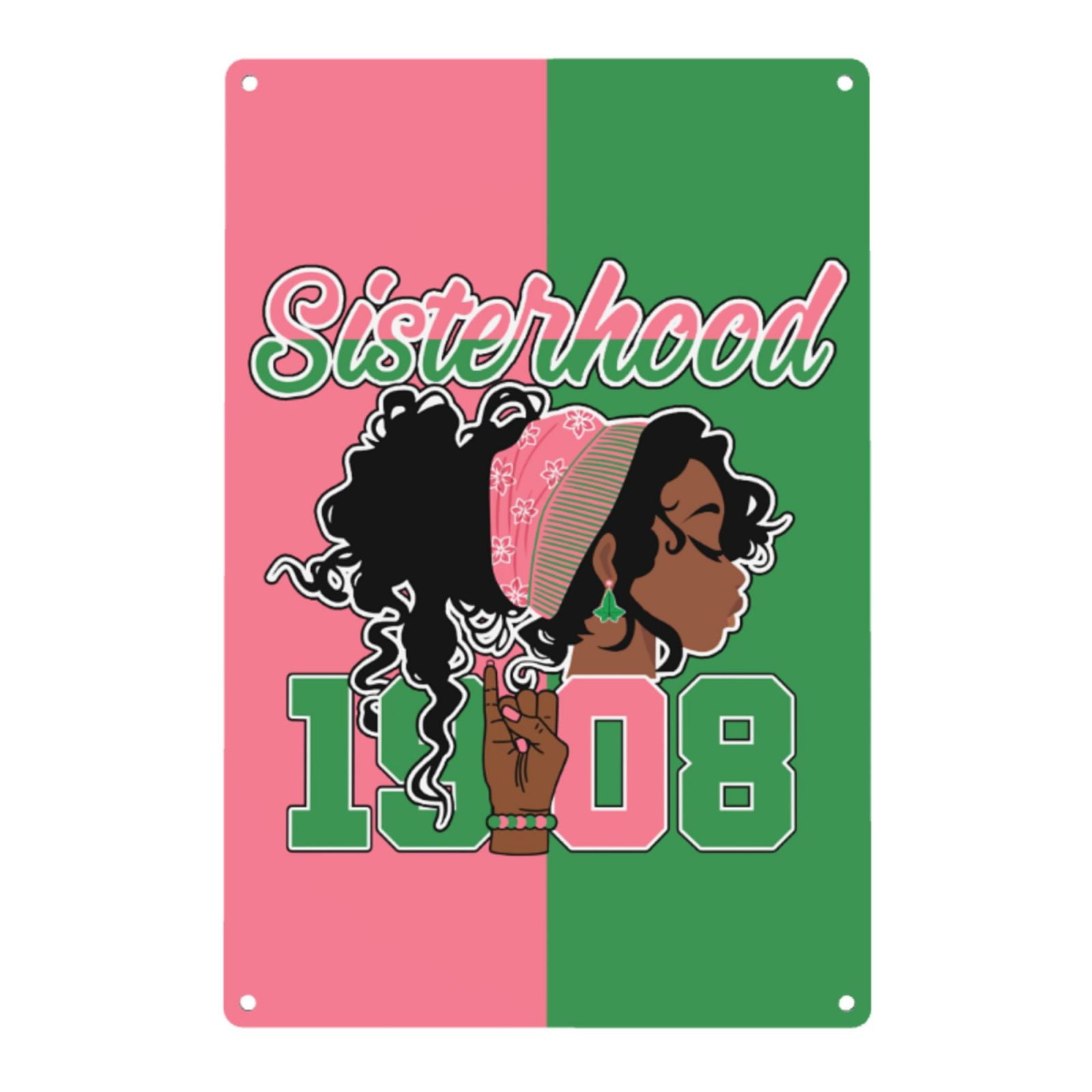 Alpha Kappa Alpha Aluminum Decorative Signs Wall Art Novelty Plaque Bar ...