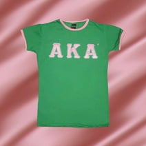 Alpha Kappa Alpha Classic Ringer T-shirt Green