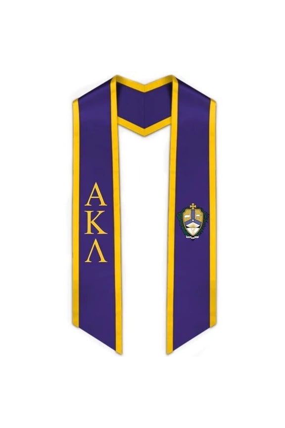 Alpha Kappa Lambda Greek Lettered Stole W/ Year