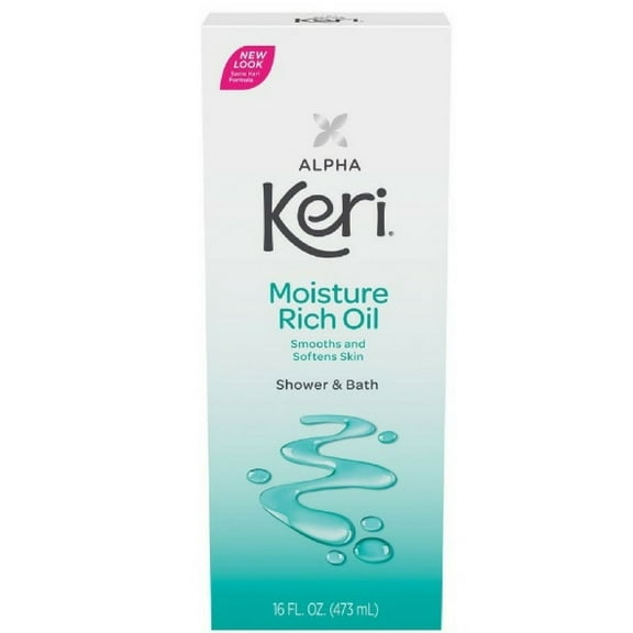 Alpha Keri Shower & Bath Moisture Rich Oil 16 oz(Pack of 3)
