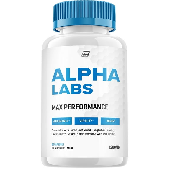 Alpha Labs for Men Capsules, AlphaLabs Vitamin Complex Pills, Alpha Labs Official Formula, LabsAlpha Para Hombres Dietary Supplement, All Natural Support Formula Reviews (60 Capsules)