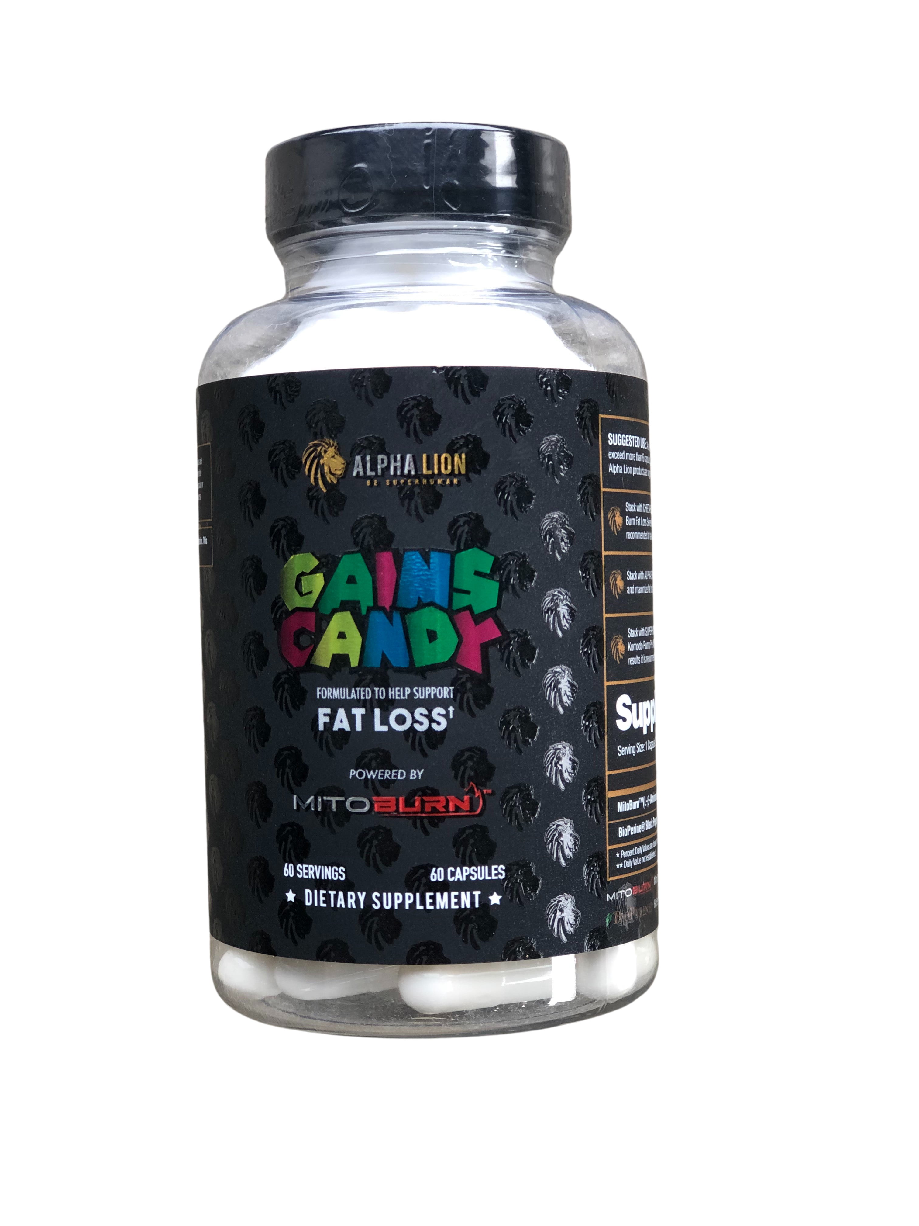 Alpha Lion Gains Candy, Upgrade Workout Performance & Endurance, 60