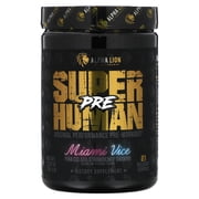 Alpha Lion Pre Workout, Increases Strength & Endurance, No Crash (Miami Vice)