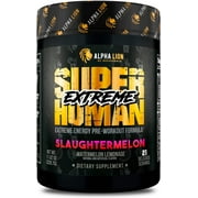 Alpha Lion Superhuman Extreme Pre-Workout Intense, Slaughtermelon 21 Servings