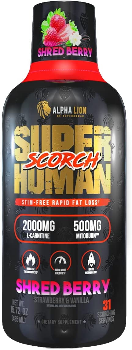 l carnitine alpha lion Lion, Liquid Thermogenic, 15.72 oz, Burn2O Strawberry & Vanilla Alpha Lion BURN2O is a stim Alpha Lion Superhuman Scorch Zero