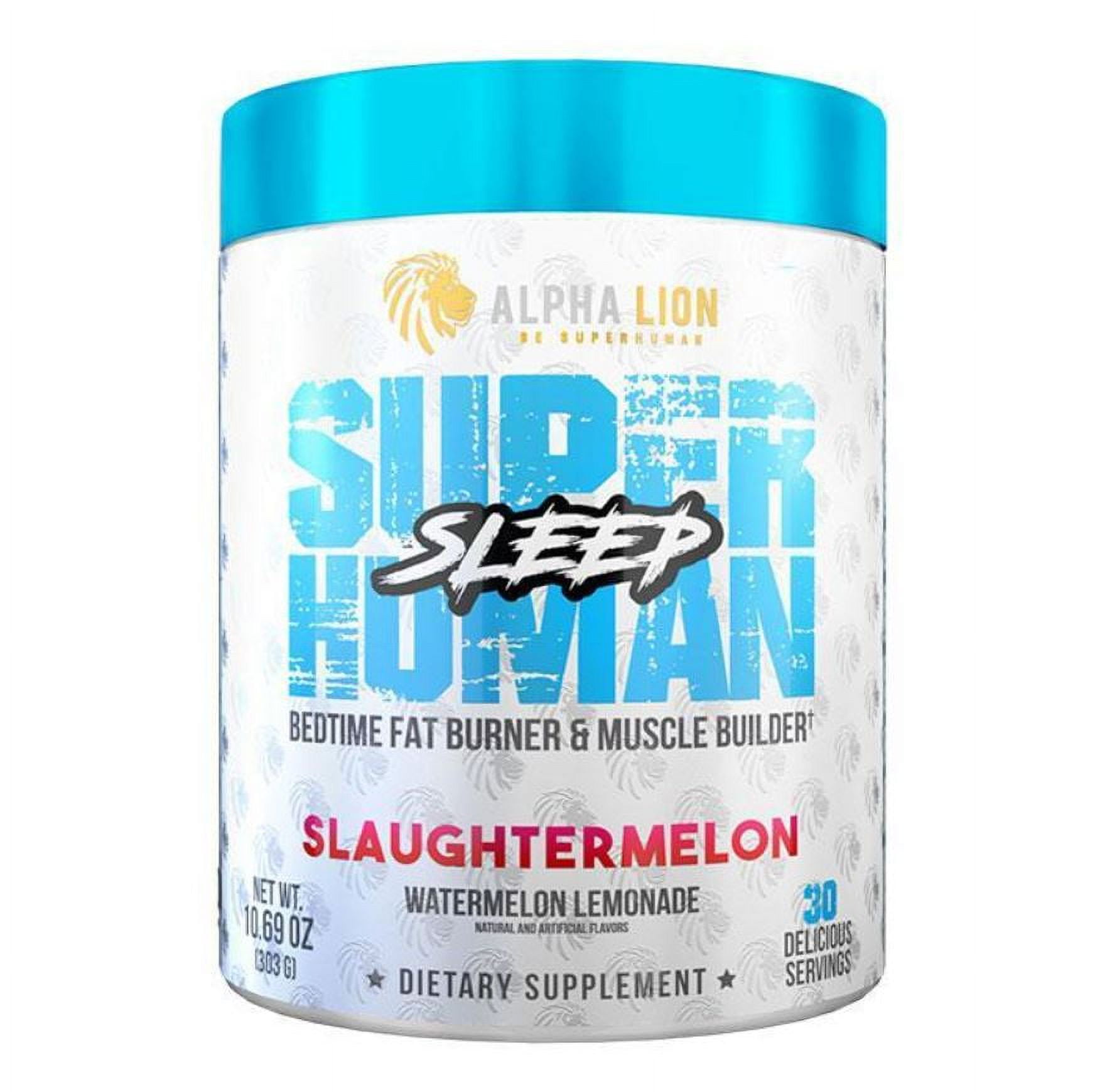 Alpha Lion Superhuman Sleep, Night Muscle Recovery (30 Servings, Slaughtermelon)