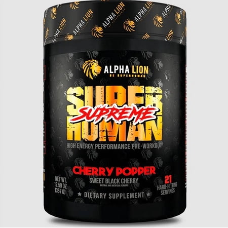 Alpha Lion Superhuman Supr eme Pre Workout High Performance Cherry Popper (21 servings) *EN