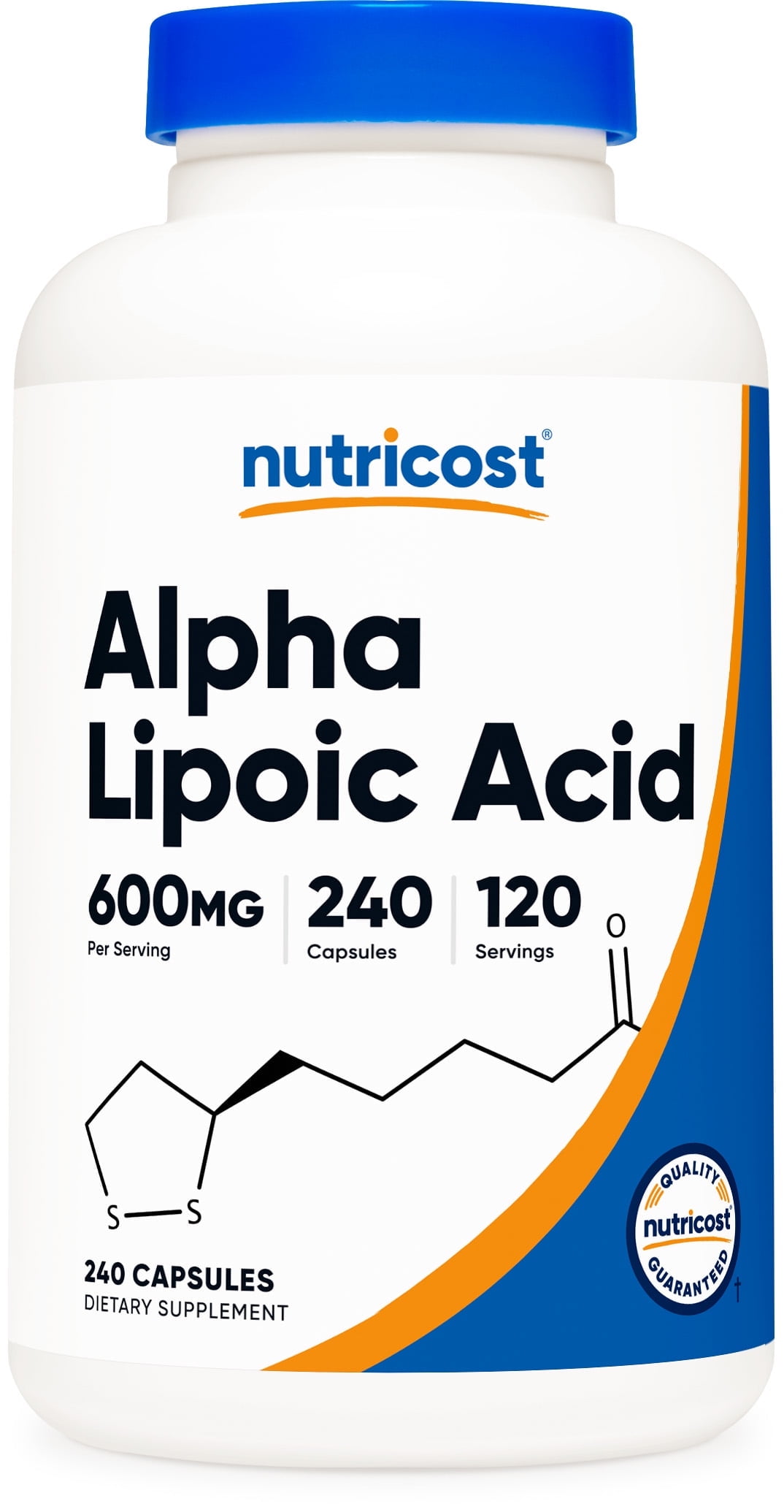 Nutricost Alpha Lipoic Acid, 300mg, 240 Capsules, Dietary Supplement ...