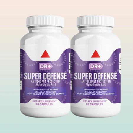 Alpha Lipoic Acid (ALA) Enhanced Antioxidant Defense - Cellular Health | 2-Pack