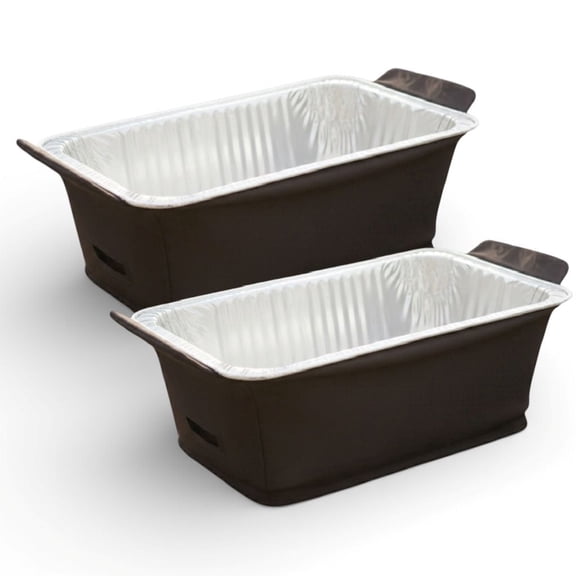 Alpha Living Chafer Wind Guard 2-Pack – Wind Blocker for 20 x 12 x 6.5In Disposable Chafing Dish Rack – Durable Fabric Dish Racks Windcover – Reusable and Easy Fit Catering Supplies Buffet Display