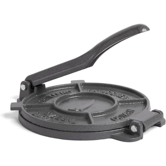 ALPHA LIVING Tortilla Press 8 Inch Cast Iron Quesadilla Maker Heavy Duty Empanada Maker Press