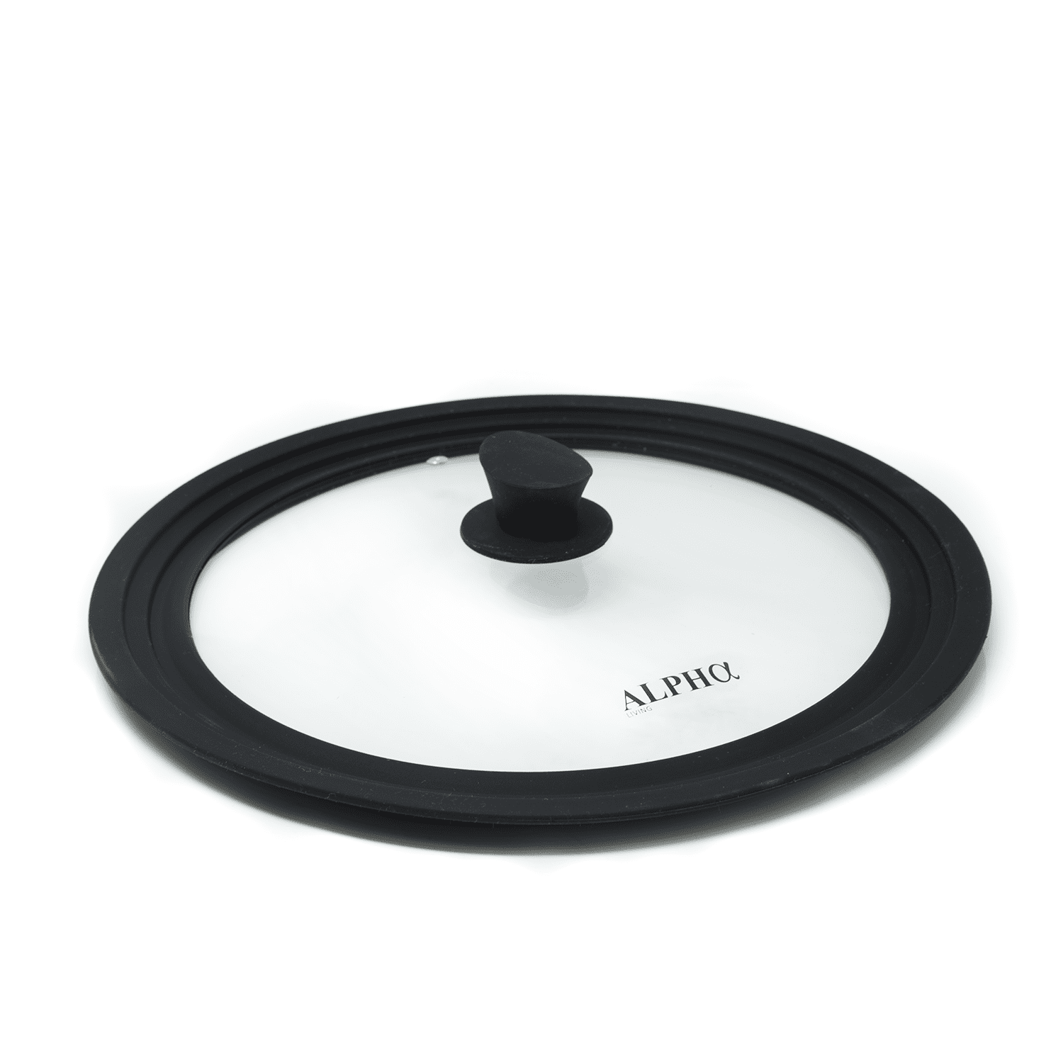 Universal Lid for Pans, Pots and Skillets Vented Tempered Glass with Graduated Rim Fits 11 inch, 12 inch, 12.5 inch Cookware Heat Resistant Handle