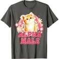 thumbnail image 1 of Alpha Male Bright Cat Kitten Funny Unisex T-Shirt for Men Women Kids Toddler,Charcoal Color,Size XL, 1 of 5