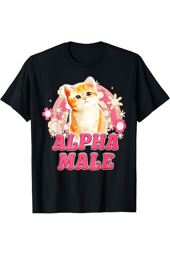 Alpha Male Cat Kitten For Men Women T-Shirt All Size S-5XL
