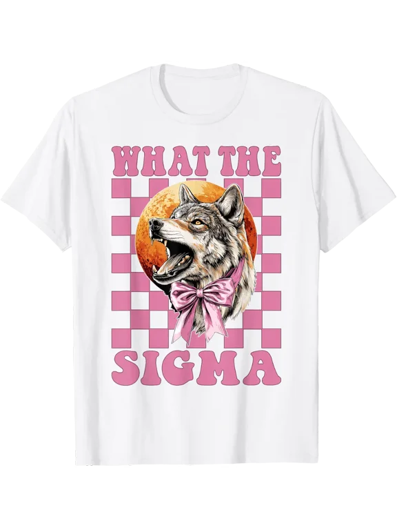Alpha Male Cringe Wolf Werewolf What The Sigma T-Shirt
