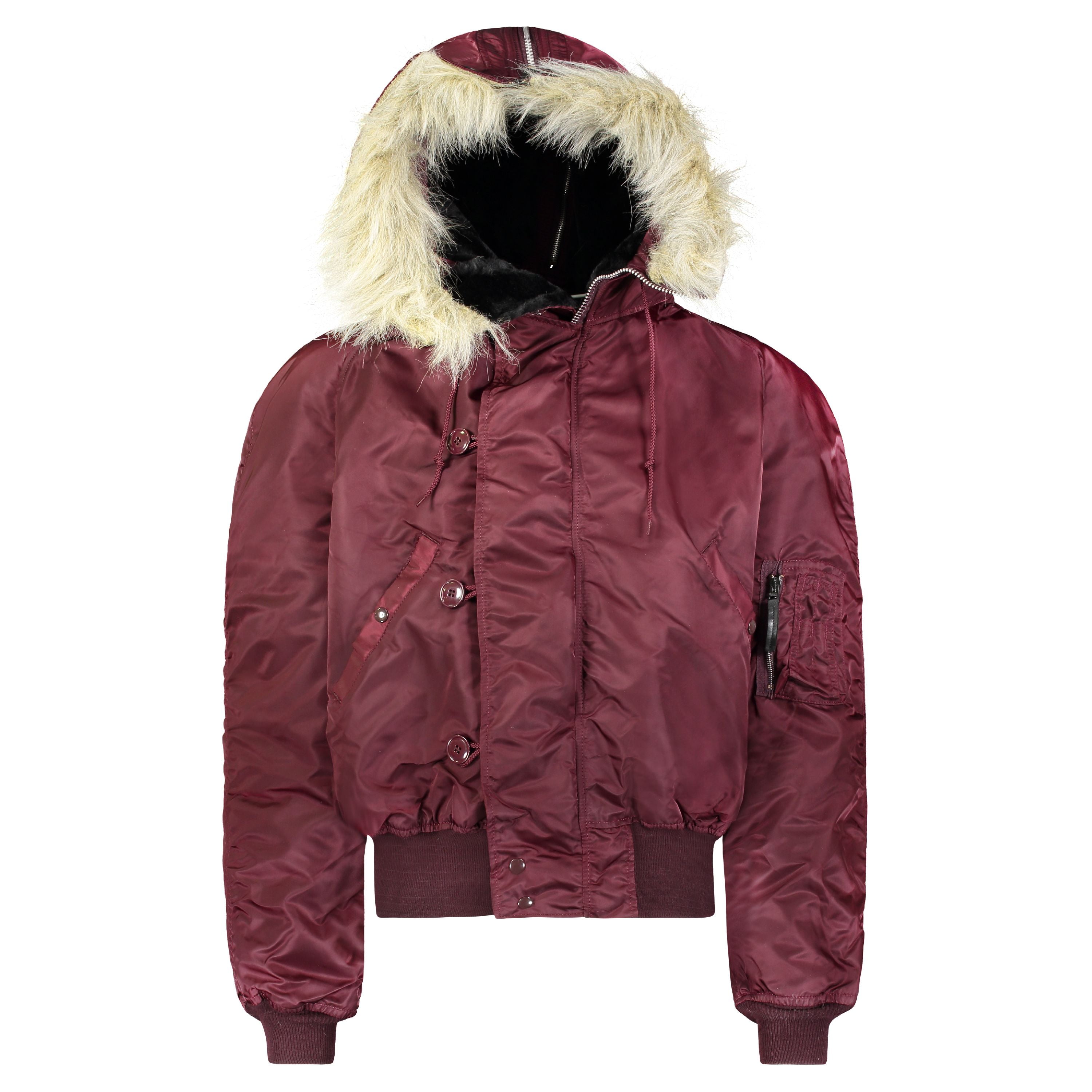 ALPHA INDUSTRIES N2Bジャケット L バーガンディ Alpha Maroon N2B Parka - Walmart.com