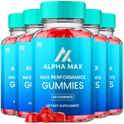Alpha Max Performance Gummies for Men Advanced Supplement 300 Gummies