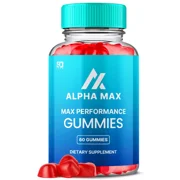 Alpha Max Performance Gummies for Men Advanced Supplement 60 Gummies