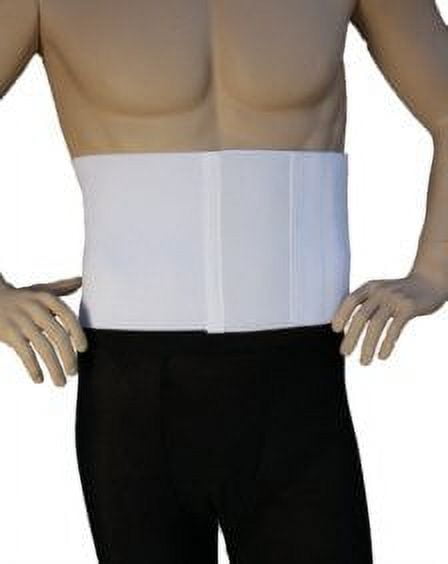 Alpha Medical Hospital-Grade Anti-Roll Abdominal Binder with Stays - Surgical Support for Hernia Reduction and Post-Operative Recovery (8" High ; 50"-62" Around Waist)