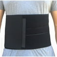 thumbnail image 1 of Alpha Medical Bariatric Abdominal Binder Support Wrap/ Surgical Binder / Hernia Support /Abdominal Hernia Reduction Device(Black ; 8" High ; 62" - 74" Around Waist), 1 of 1