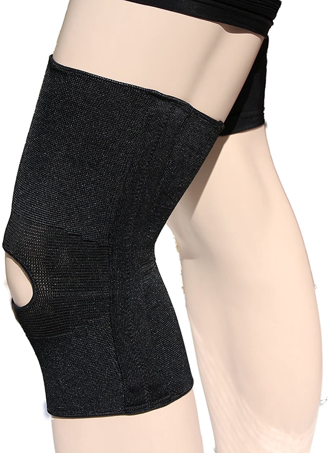 Alpha Medical Dual Stay Compression Support Knee Brace with Open ...