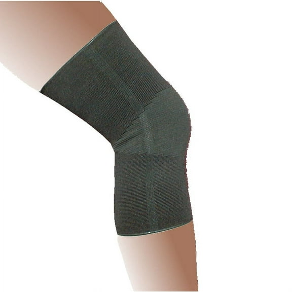 Alpha Medical Elastic Slip-On Knee Brace: Compression Support and Stabilizer for Effective Knee Pain Relief (X-Large, Black)