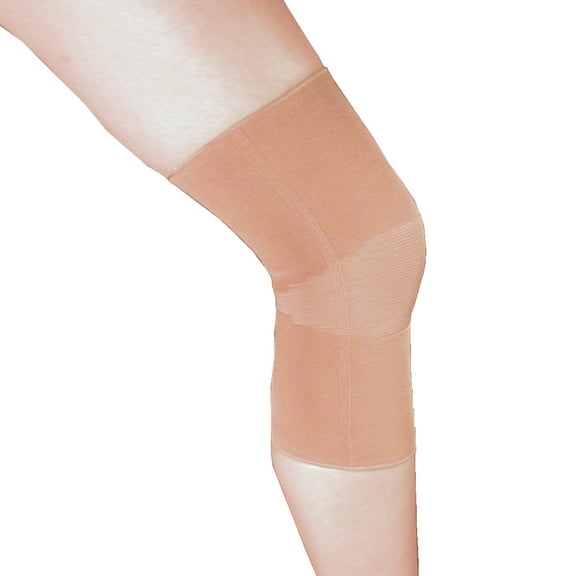 Alpha Medical Elastic Slip-On Knee Brace: Compression Support and Stabilizer for Effective Knee Pain Relief (XXX-Large, Beige)